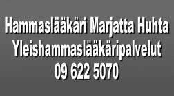 Hammaslääkäri Marjatta Huhta logo